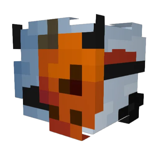 Mataaja Minecraft avatar head, 3D render