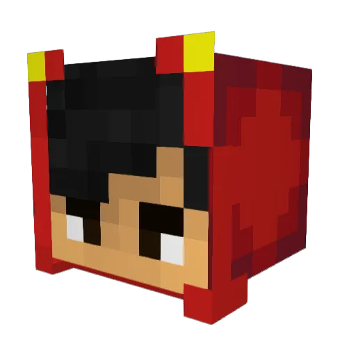 Matalokos21 Minecraft avatar head, 3D render