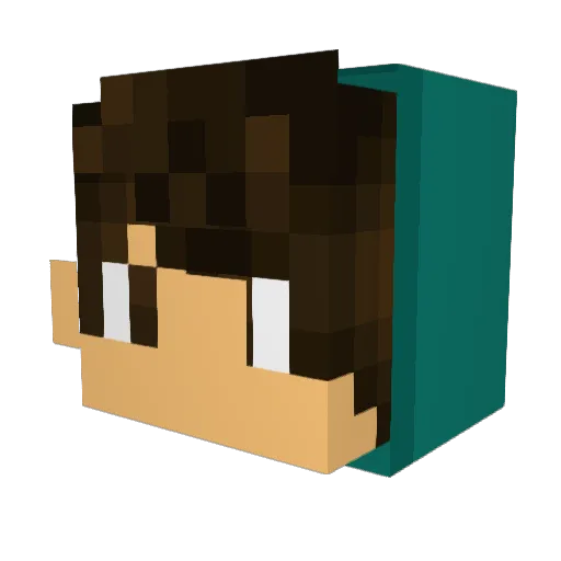 Matalon4 Minecraft avatar head, 3D render