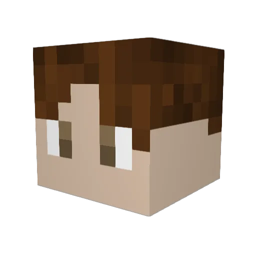 MatamorosAtyo Minecraft avatar head, 3D render