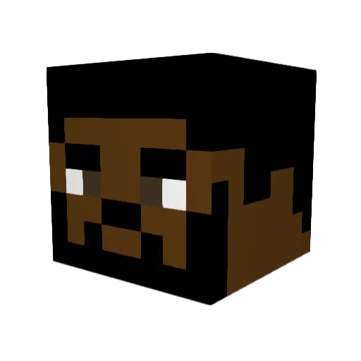 Matan675 Minecraft avatar head, 3D render