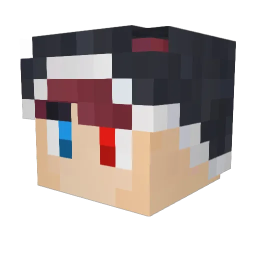 Matan_HG Minecraft avatar head, 3D render