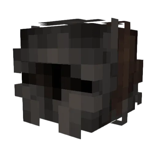 Match4444 Minecraft avatar head, 3D render