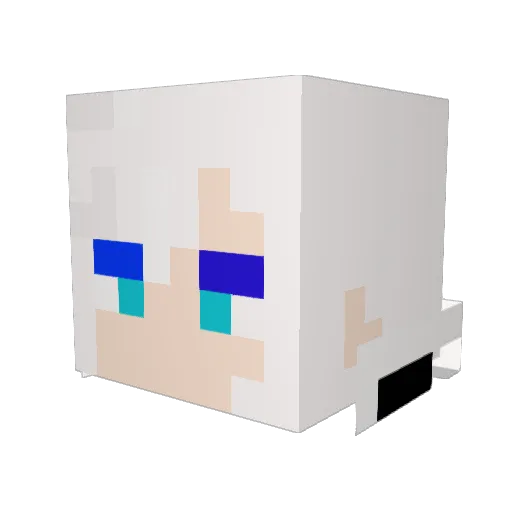 Matcha_119 Minecraft avatar head, 3D render