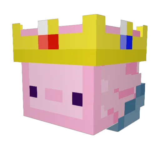 Matcha_Creme Minecraft avatar head, 3D render