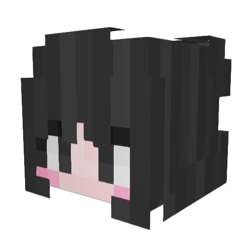 Matcha_Frappe Minecraft avatar head, 3D render