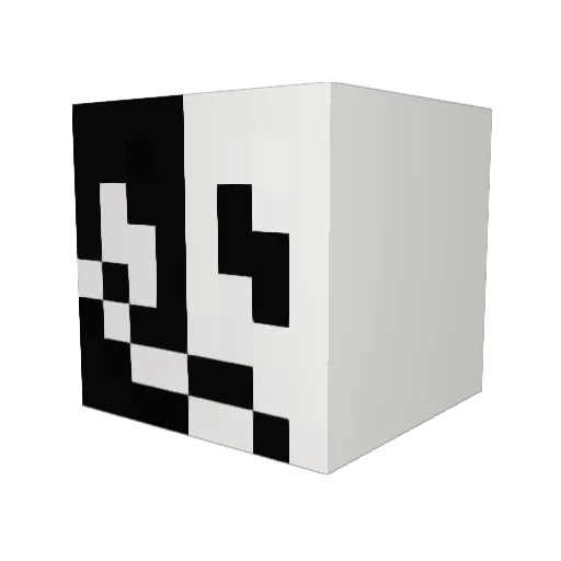 Matcha_Icecream Minecraft avatar head, 3D render