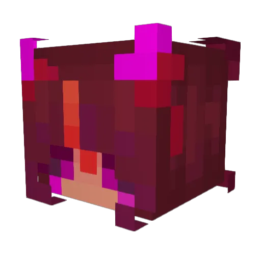 Matcha_gg Minecraft avatar head, 3D render