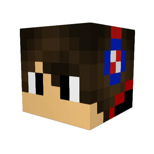 Matchwinner01 Minecraft avatar head, 3D render