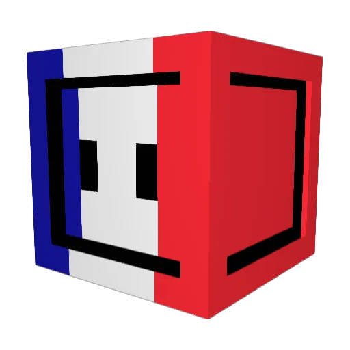 Matdeubeul77 Minecraft avatar head, 3D render