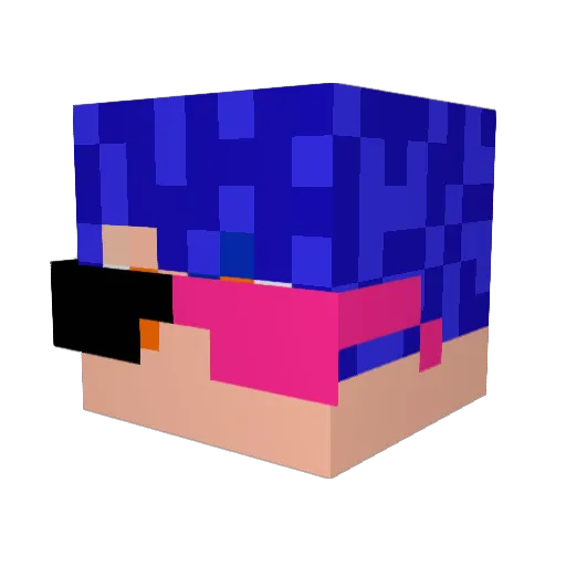 Mate1934 Minecraft avatar head, 3D render