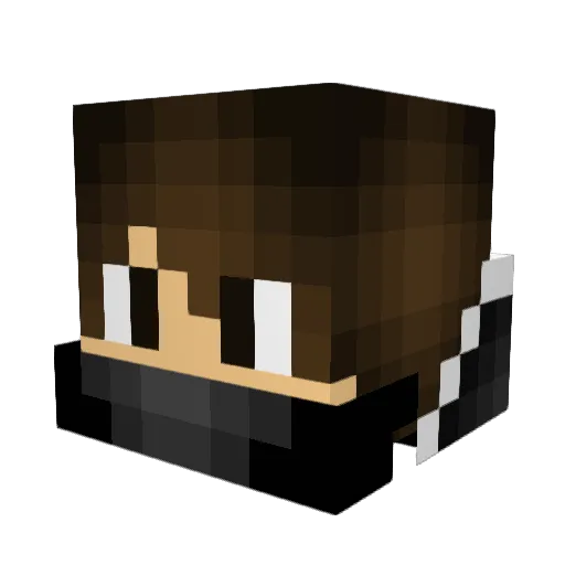 MateMarcel Minecraft avatar head, 3D render