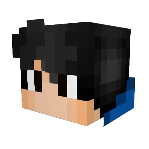 Matei_Master Minecraft avatar head, 3D render