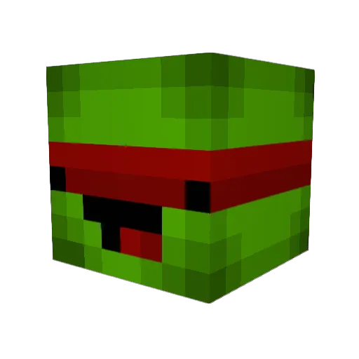 MatenRS Minecraft avatar head, 3D render