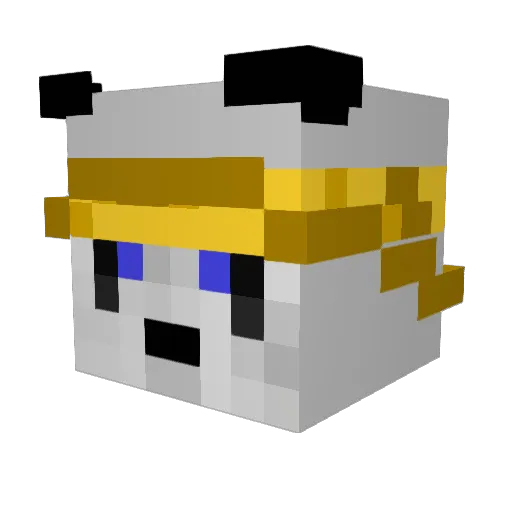 Mateo1907 Minecraft avatar head, 3D render