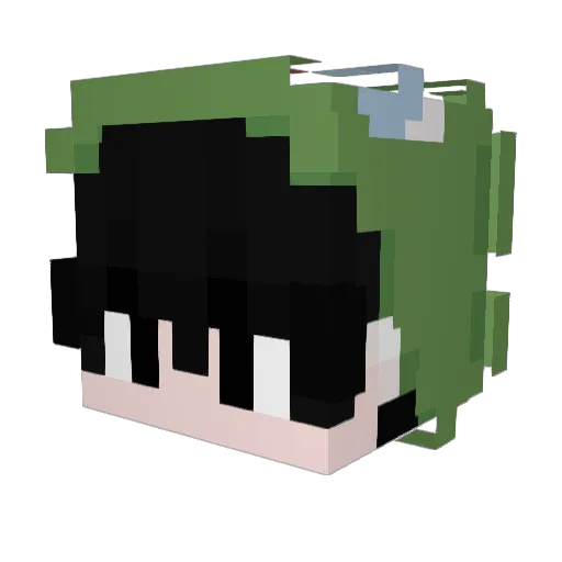 Mateo2006 Minecraft avatar head, 3D render