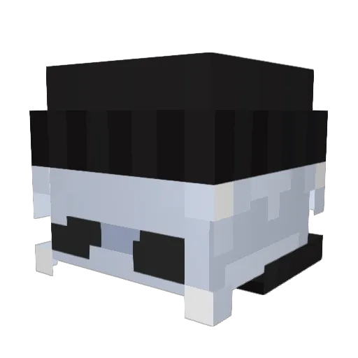 MateoMK Minecraft avatar head, 3D render