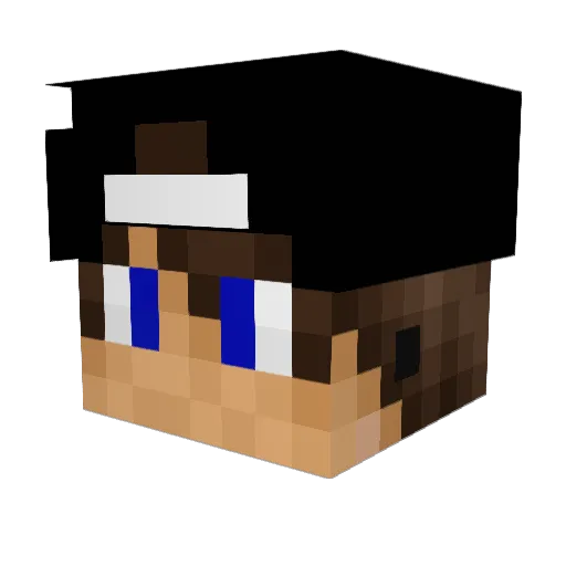 MateoMan09 Minecraft avatar head, 3D render