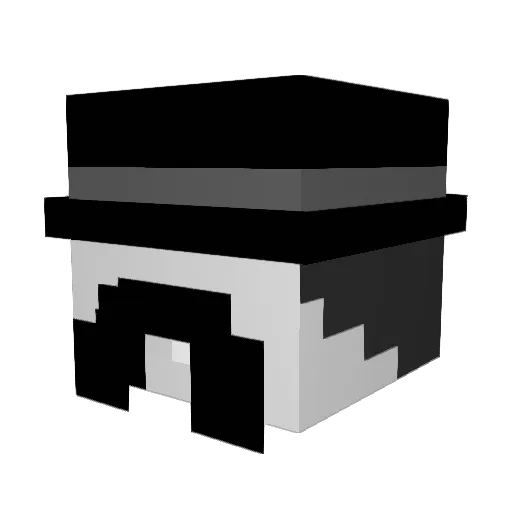 MateoZam Minecraft avatar head, 3D render