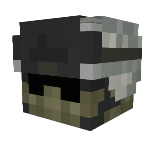 MateodeVe Minecraft avatar head, 3D render