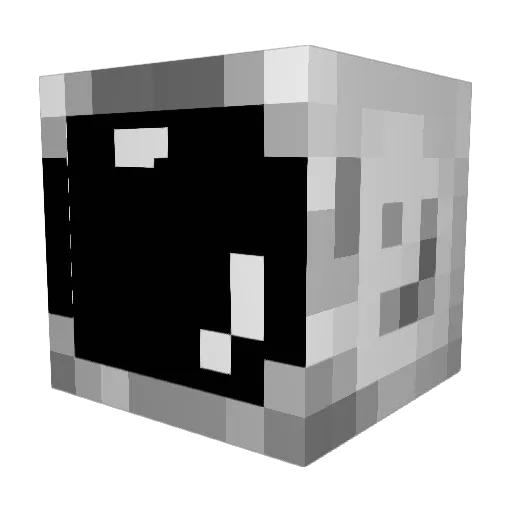 MateriaOverlord Minecraft avatar head, 3D render
