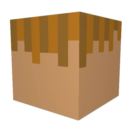 MaterialAsp1609 Minecraft avatar head, 3D render