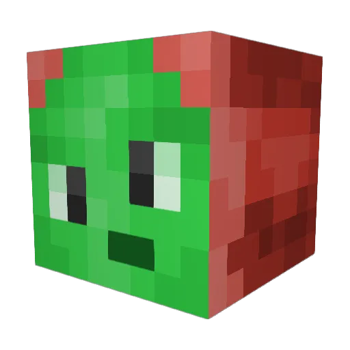 Materwelon8 Minecraft avatar head, 3D render