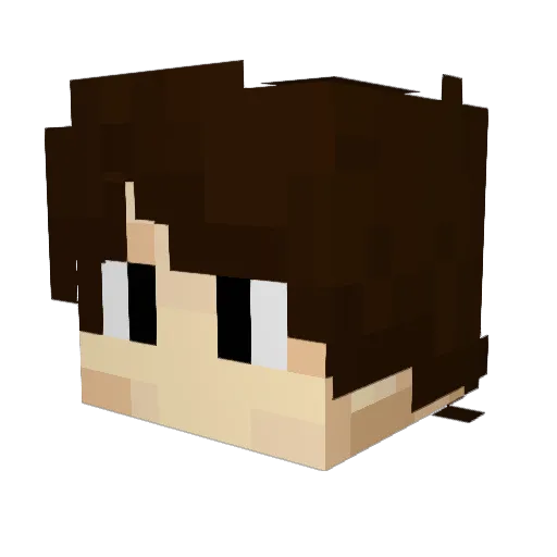 Mates2018 Minecraft avatar head, 3D render