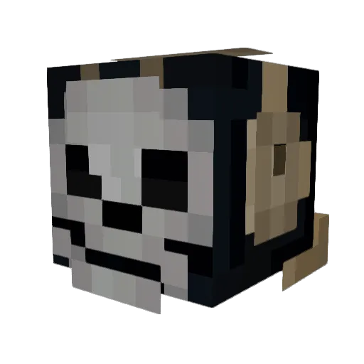 Mates2709 Minecraft avatar head, 3D render
