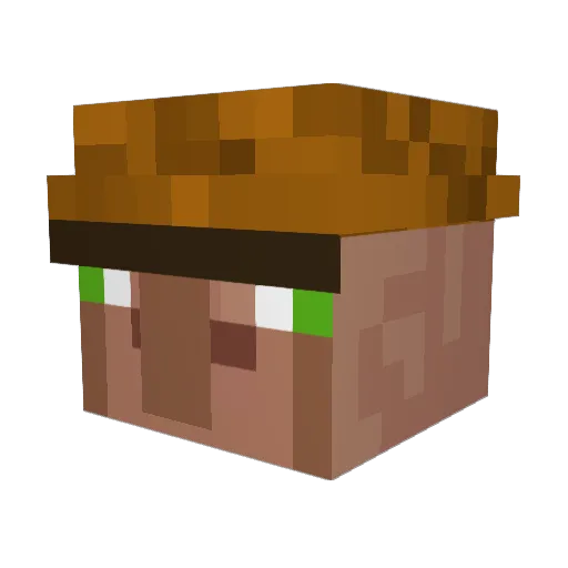 Matesak151 Minecraft avatar head, 3D render
