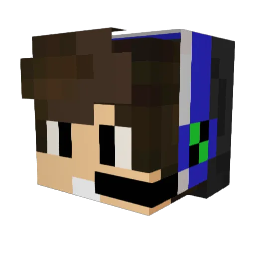 Mateus2108 Minecraft avatar head, 3D render