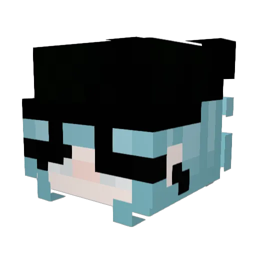 MateusBT Minecraft avatar head, 3D render