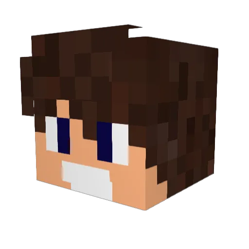 MateusElai Minecraft avatar head, 3D render
