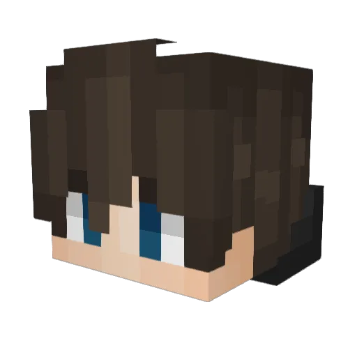 Mateusmv Minecraft avatar head, 3D render