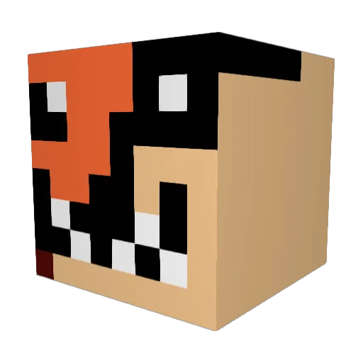 Mateusz2016 Minecraft avatar head, 3D render