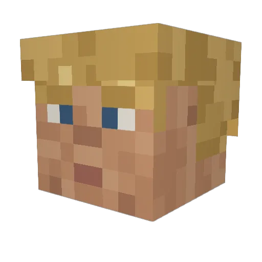 Mateusz_W Minecraft avatar head, 3D render