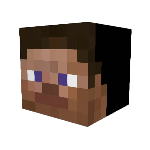 Mateuszekk_k Minecraft avatar head, 3D render
