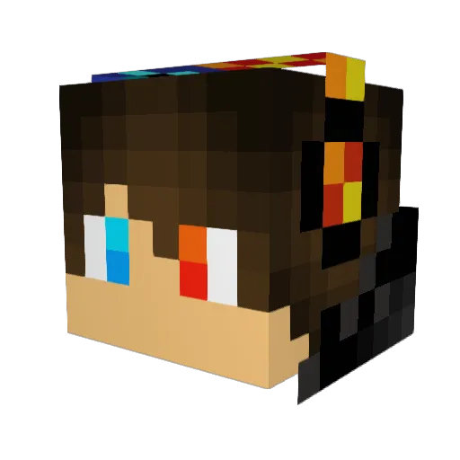 MateuszowyyY Minecraft avatar head, 3D render