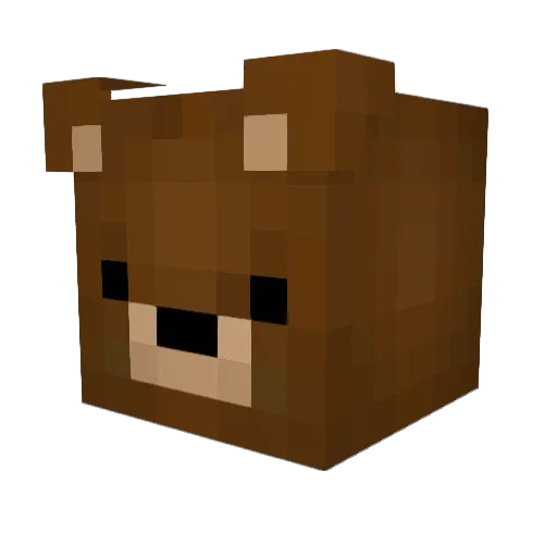 Mateuszz Minecraft avatar head, 3D render