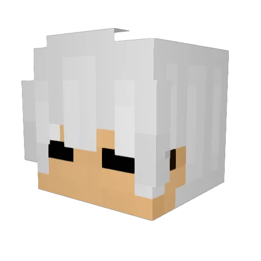 Matez3434 Minecraft avatar head, 3D render