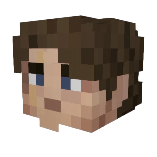 Matez_29 Minecraft avatar head, 3D render