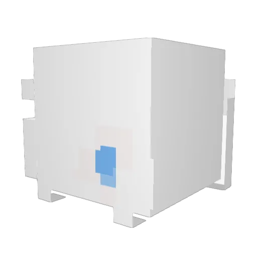 Math1a Minecraft avatar head, 3D render