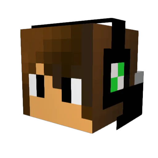 Math3w005 Minecraft avatar head, 3D render