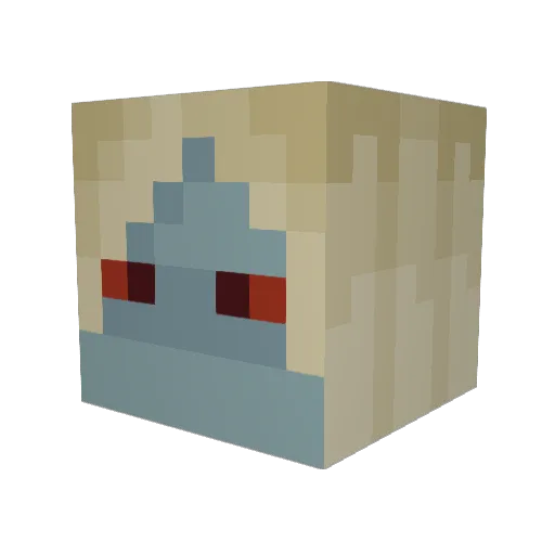 MathIsCoolIGuess Minecraft avatar head, 3D render