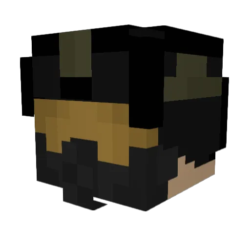 MathLion9 Minecraft avatar head, 3D render