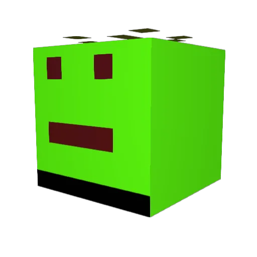 Math_theking Minecraft avatar head, 3D render