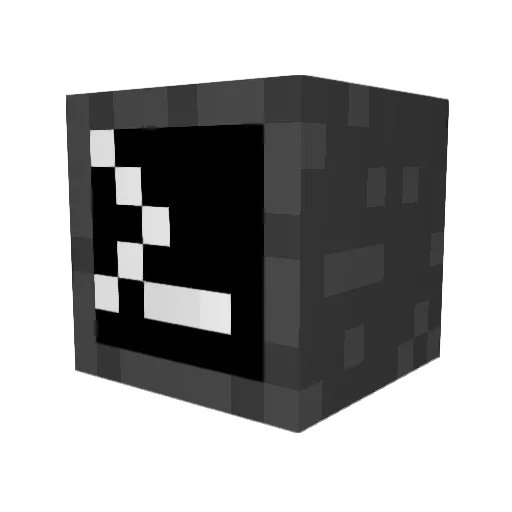 Mathanique Minecraft avatar head, 3D render