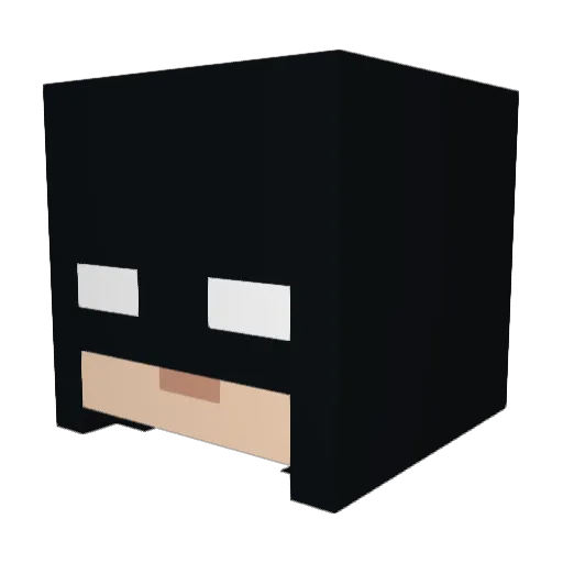 MatheuG Minecraft avatar head, 3D render