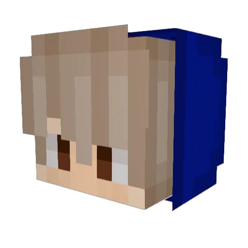 Matheus36_ Minecraft avatar head, 3D render