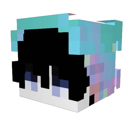 MatheusBZ Minecraft avatar head, 3D render